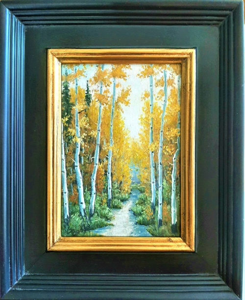 Golden Path 5x7 $190 at Hunter Wolff Gallery